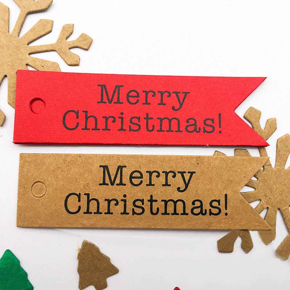 100 Pcs Merry Christmas Gift Tags from Mish Mash Market