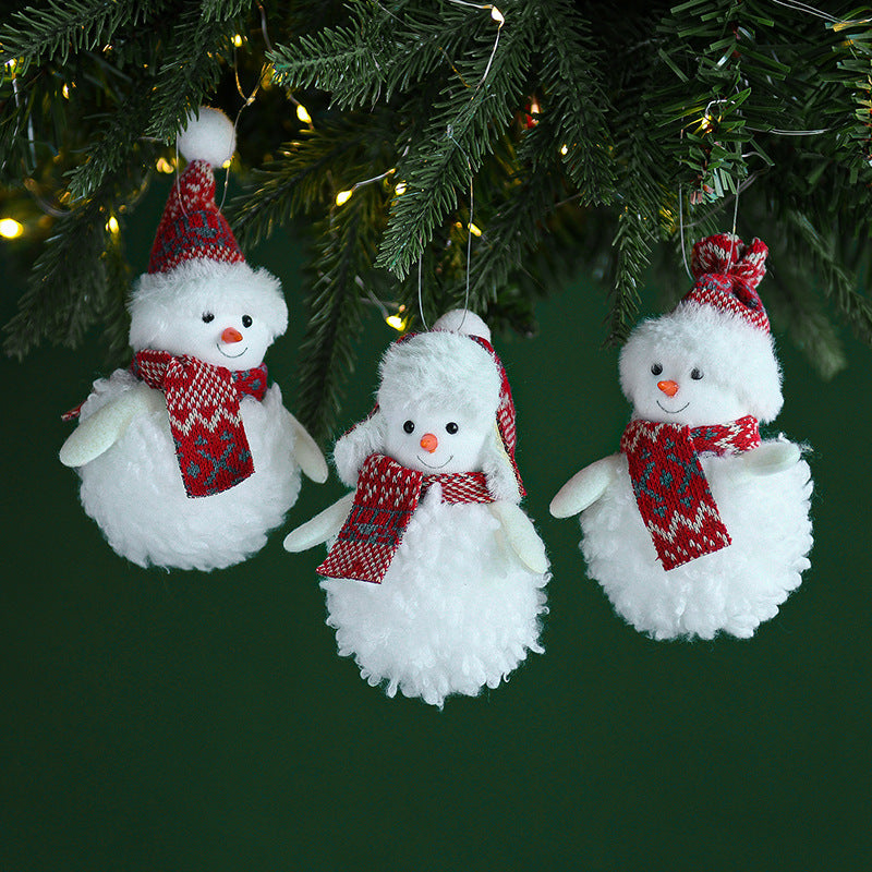Plush Snowman Christmas Tree Ornament from Mish Mash Market