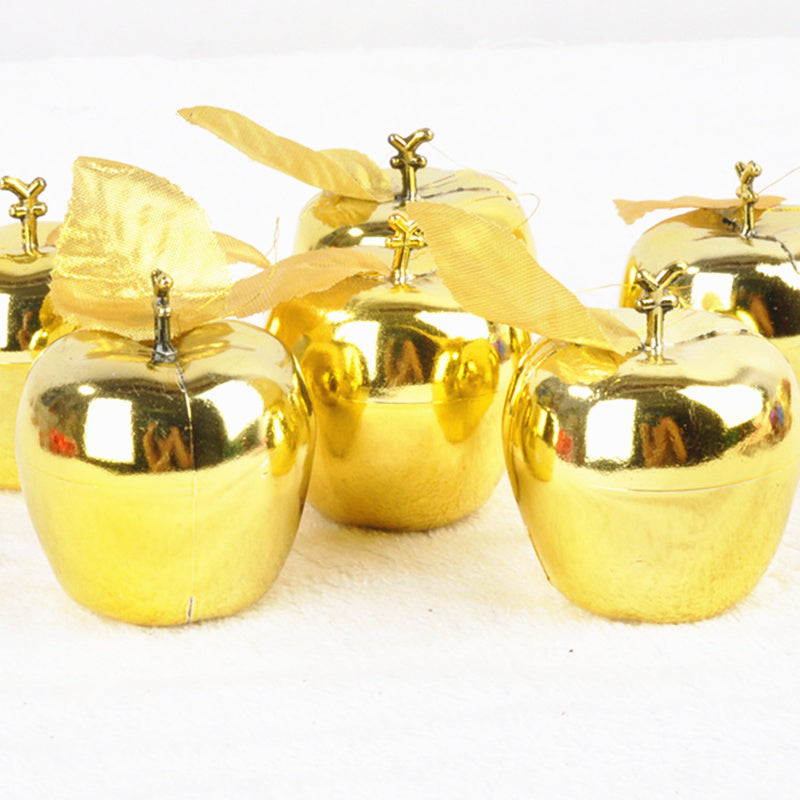 9PC Apples Christmas Ornaments