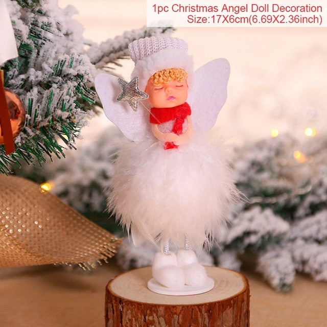 Plush Christmas Angel Tree Pendant Ornament from Mish Mash Market