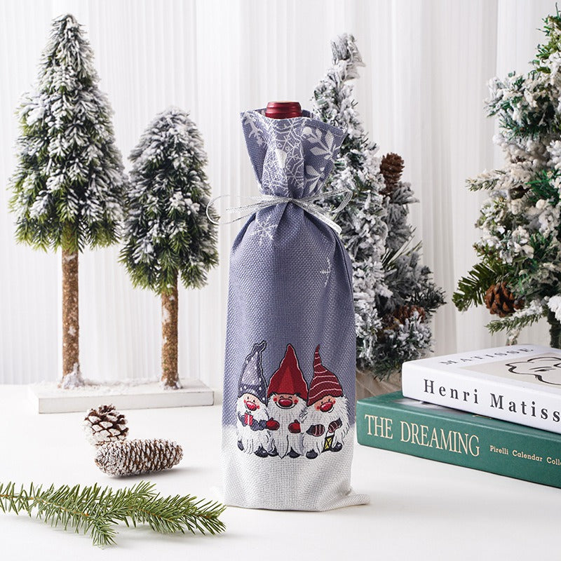 Christmas Gnome Wine Bottle Covers from Mish Mash Market