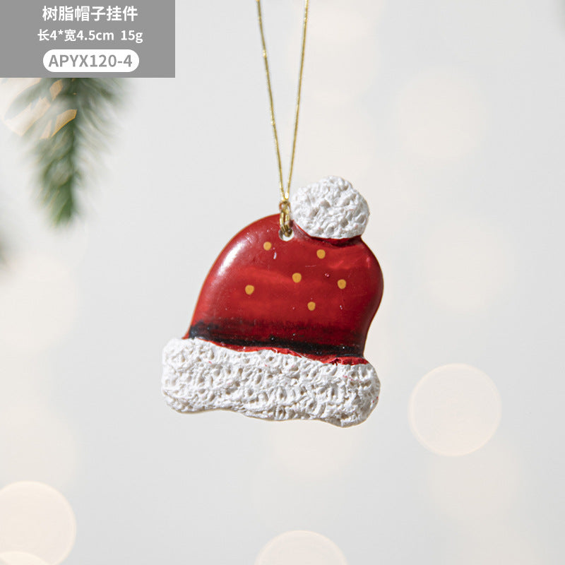 Hand-Painted Resin Christmas Tree Ornaments from Mish Mash Market