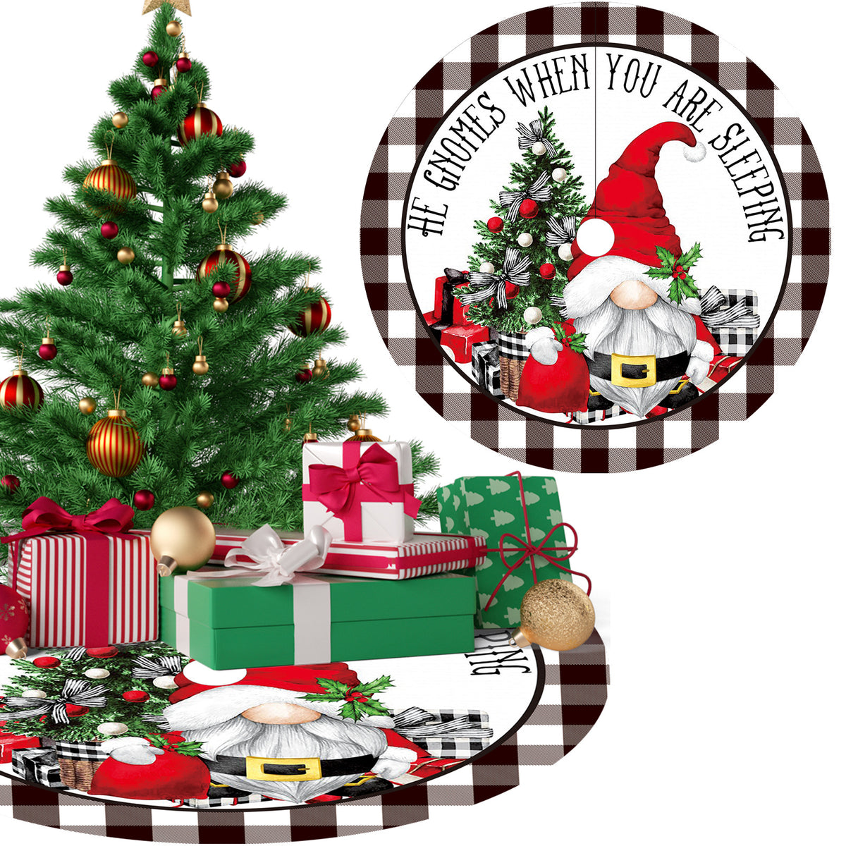 120cm Christmas Tree Skirt from Mish Mash Market