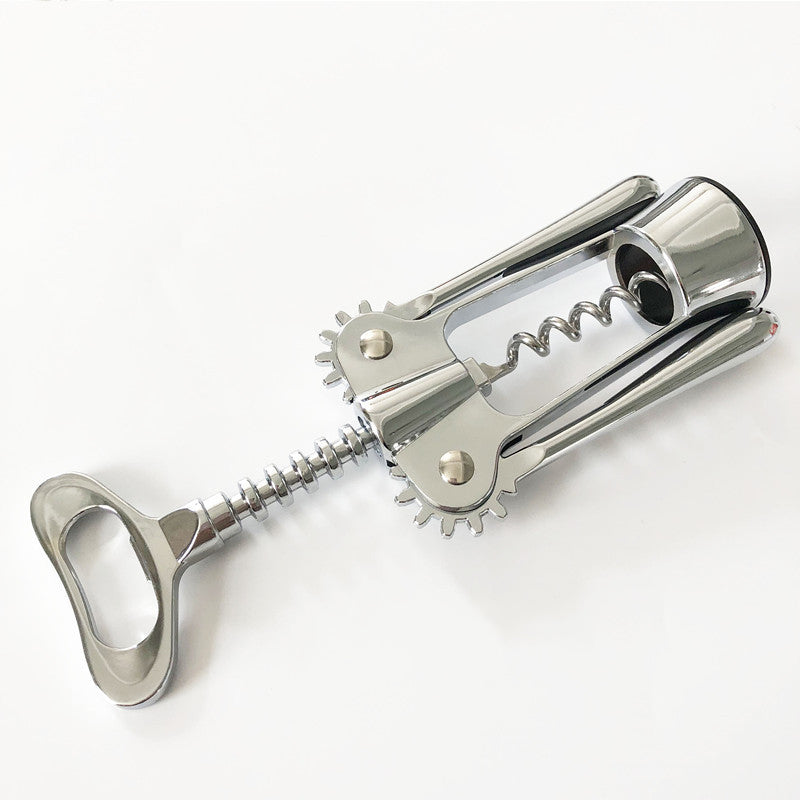 Heavy Duty Winged Wine Bottle Opener with Built-in Cap Remover from Mish Mash Market