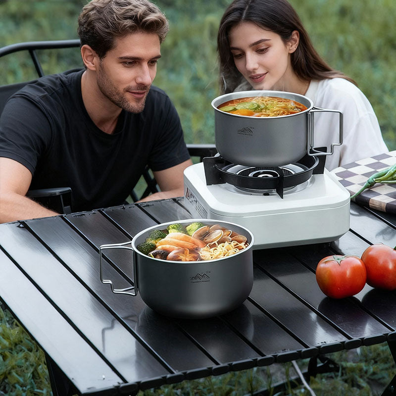 Titanium Alloy Camping Pot from Mish Mash Market