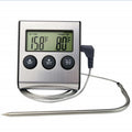 Digital Kitchen Food Thermometer & Programmable Timer