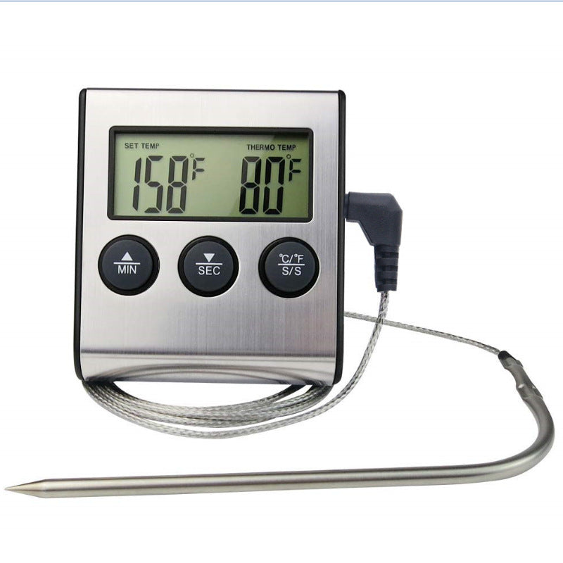 Digital Kitchen Food Thermometer & Programmable Timer
