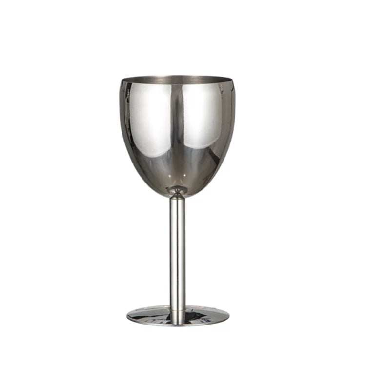 500ml Stainless Steel Wine Glass – Drop-Resistant Metal Goblet for Outdoor & Home Bar