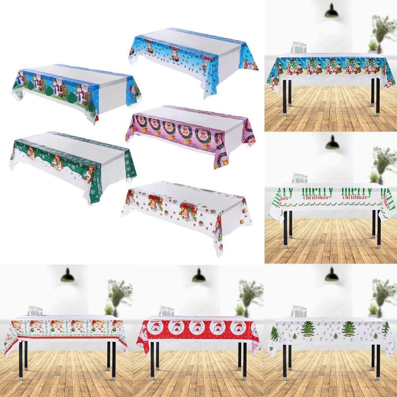 Disposable Christmas Rectangular Table Cover from Mish Mash Market