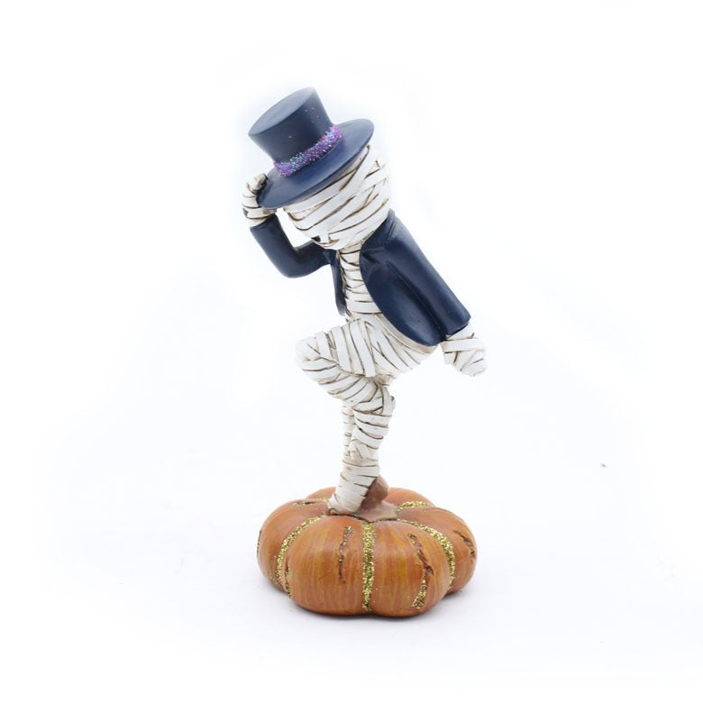 Halloween Resin Mummy Doll Statues