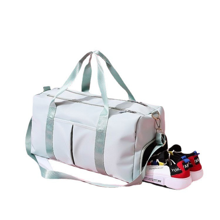 Sport Fitness Gym Bag with Shoe Compartment - Travel Duffel Bag from Mish Mash Market
