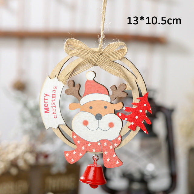 Wooden Christmas Tree & Door Hanging Ornament from Mish Mash Market