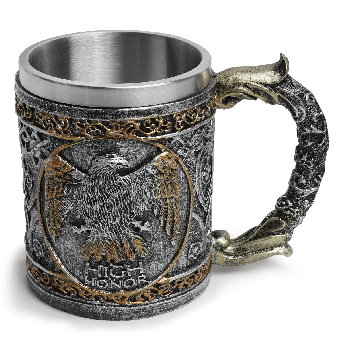 Gothic Eagle Stainless Steel Resin Mug from Mish Mash Market