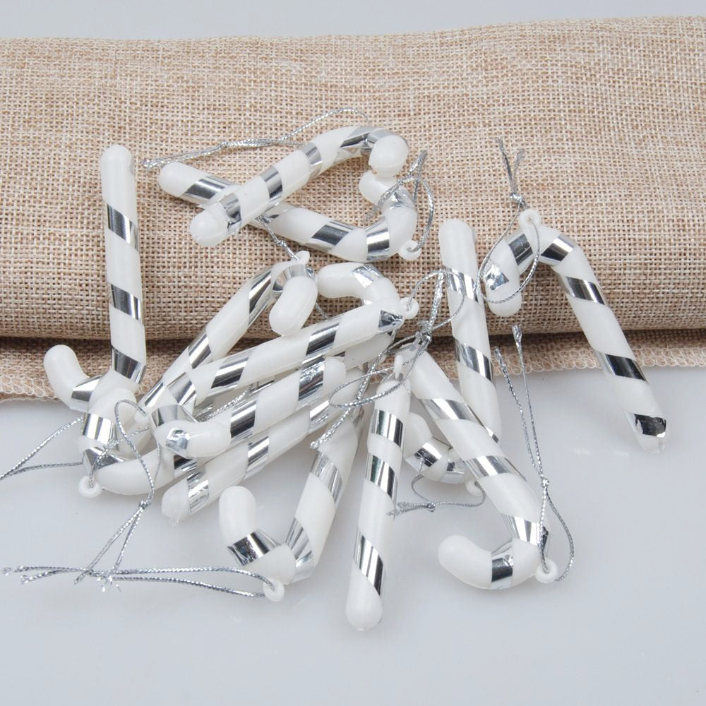 24 PC Christmas Tree Hanging Candy Cane Ornaments