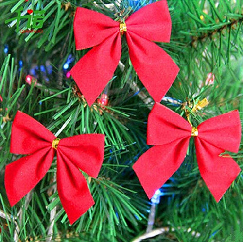 12-Piece Christmas Tree Bows from Mish Mash Market