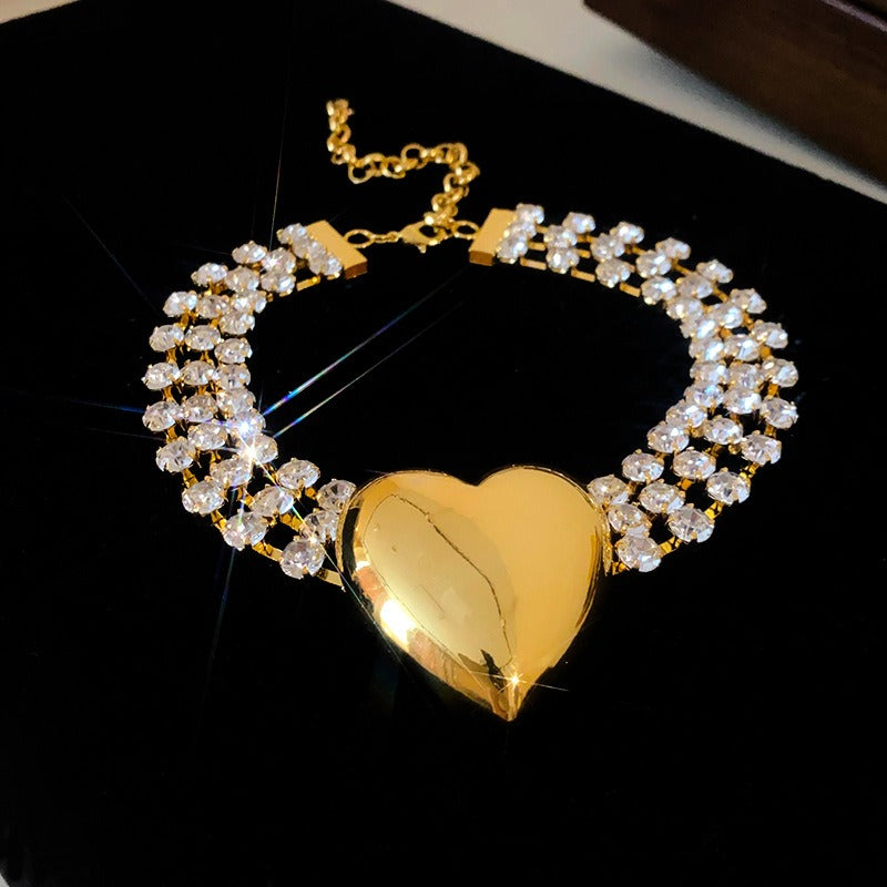 Multi-Layer Love Diamond Necklace from Mish Mash Market