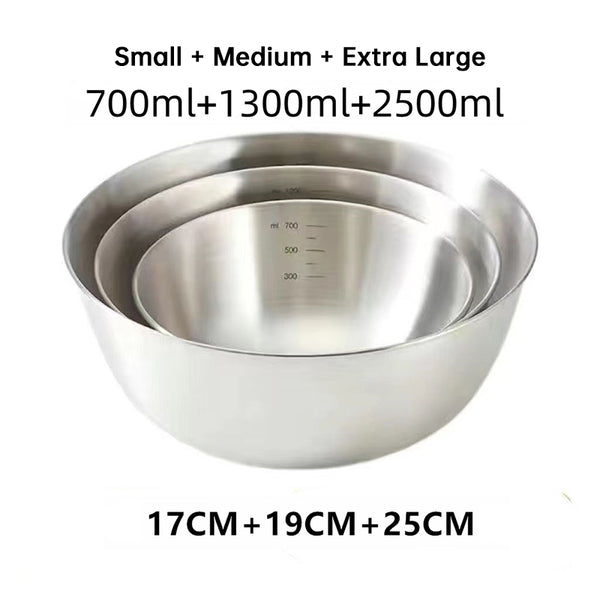 Stainless Steel Mixing Bowl Set from Mish Mash Market