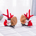 Christmas Deer Antler Hair Clips