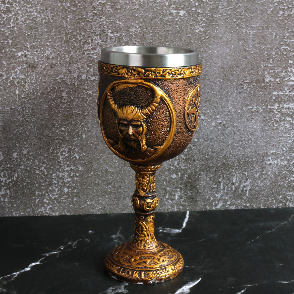 Viking Norse Goddess Wine Chalice from Mish Mash Market