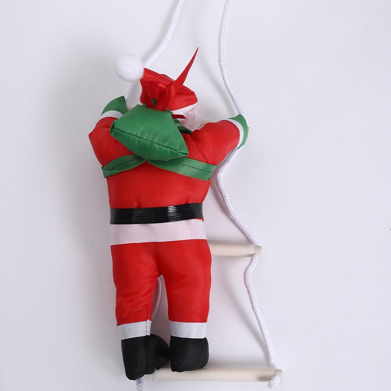 Climbing Santa Claus Ladder
