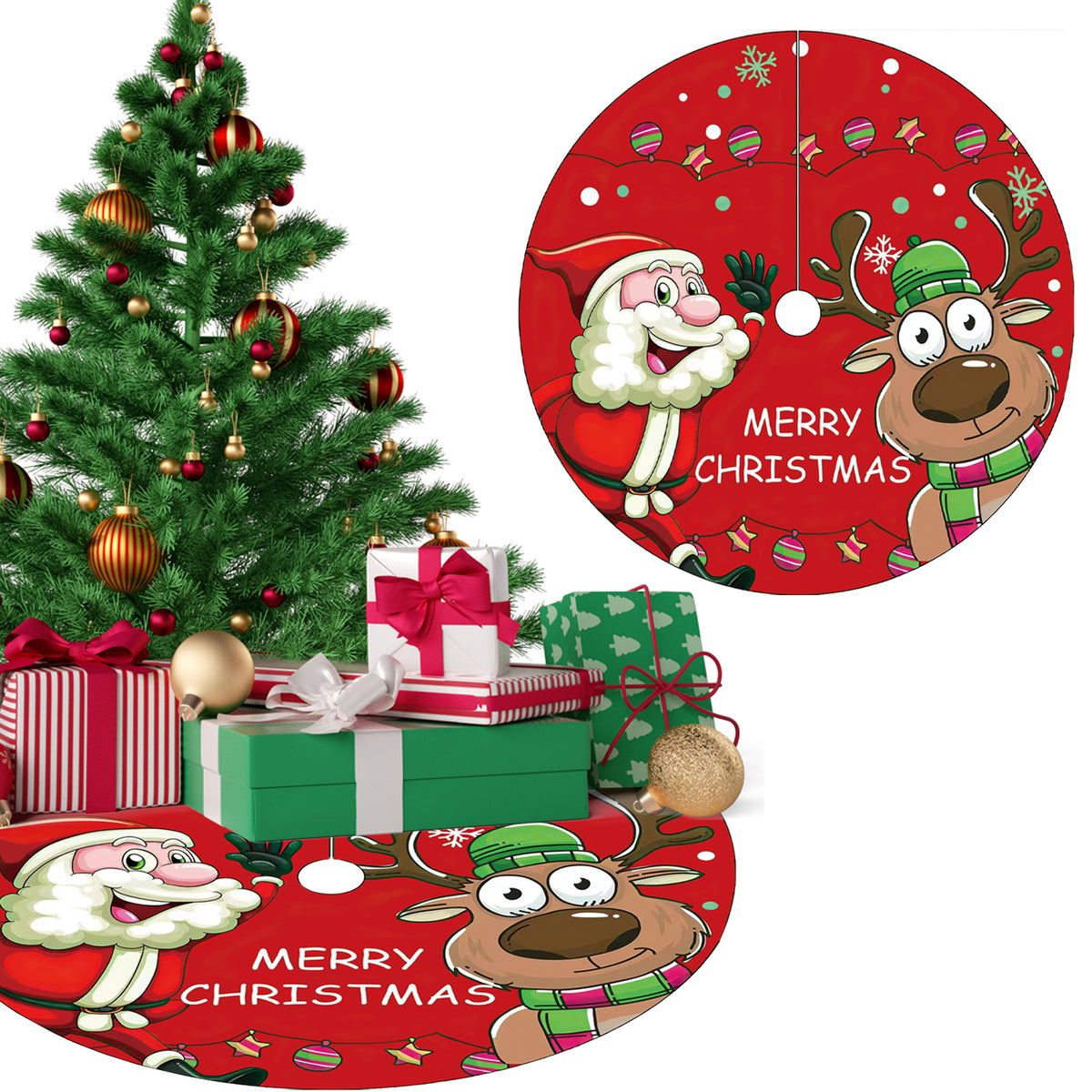 120cm Christmas Tree Skirt from Mish Mash Market