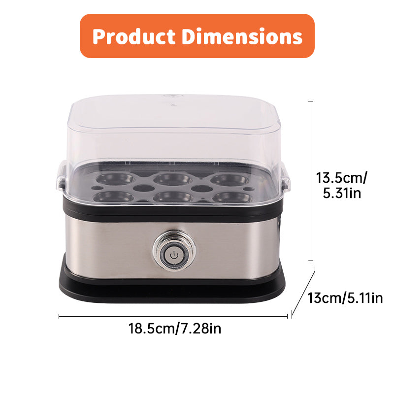 200W Rapid Electric Egg Cooker with Auto Shut-Off from Mish Mash Market