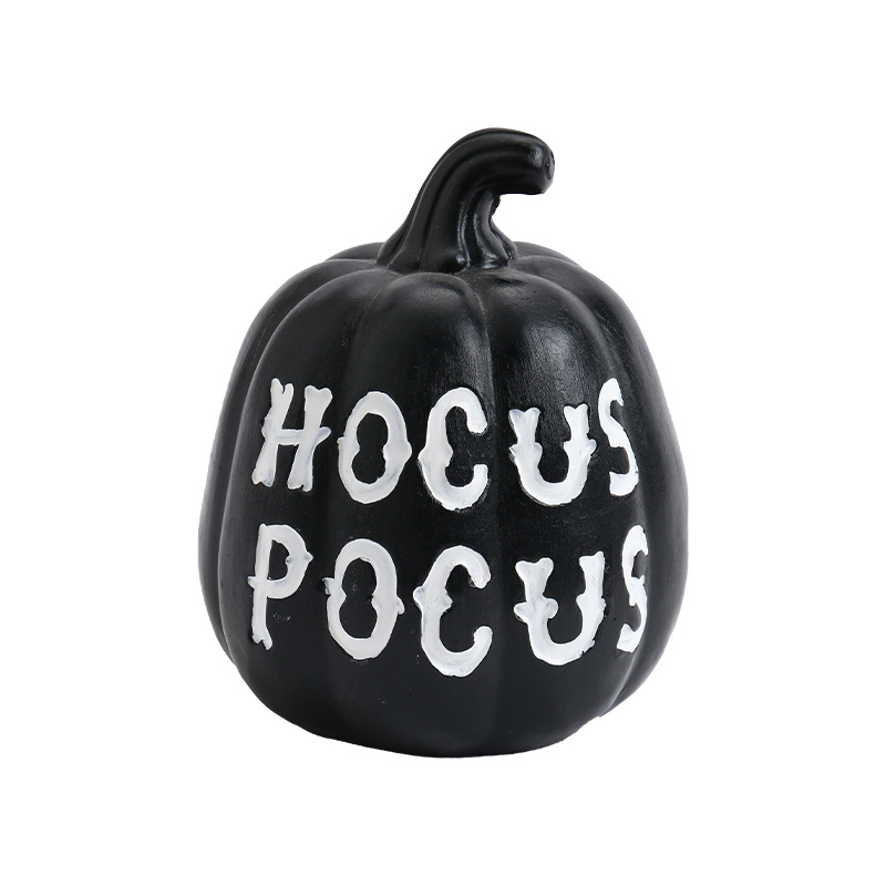 Resin Halloween Pumpkin Tabletop Decor from Mish Mash Market