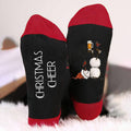 Christmas Cheer Snowman Crew Socks