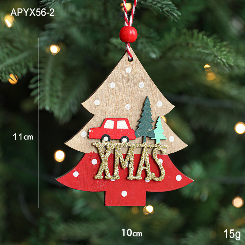 Rustic Wooden Christmas Ornaments