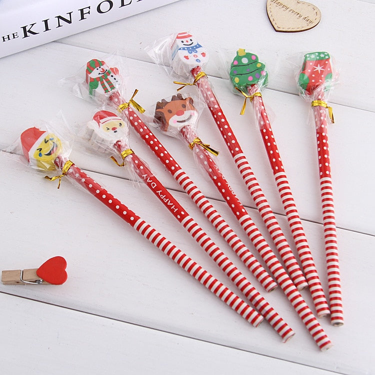 5 Piece Festive Christmas Pencil Set from Mish Mash Market