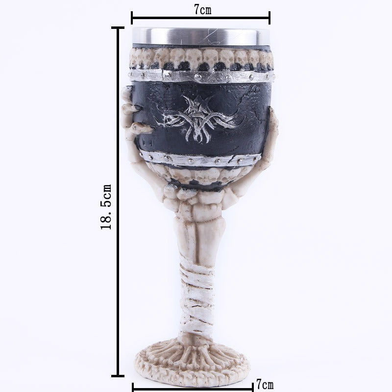 Ghost Claw Resin Wine Goblet from Mish Mash Market