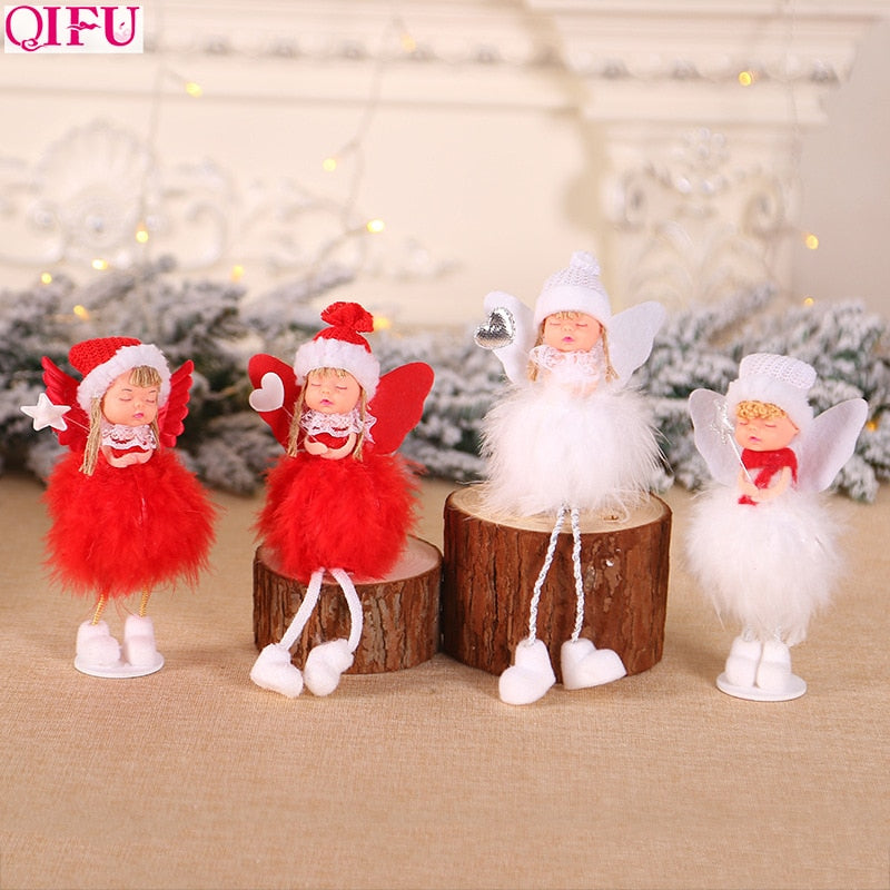 Plush Christmas Angel Tree Pendant Ornament from Mish Mash Market