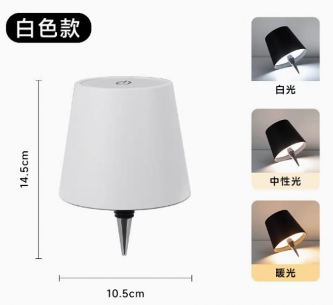 Rechargeable LED Wine Bottle Lamp - RGB Dimmable Bar Decor from Mish Mash Market