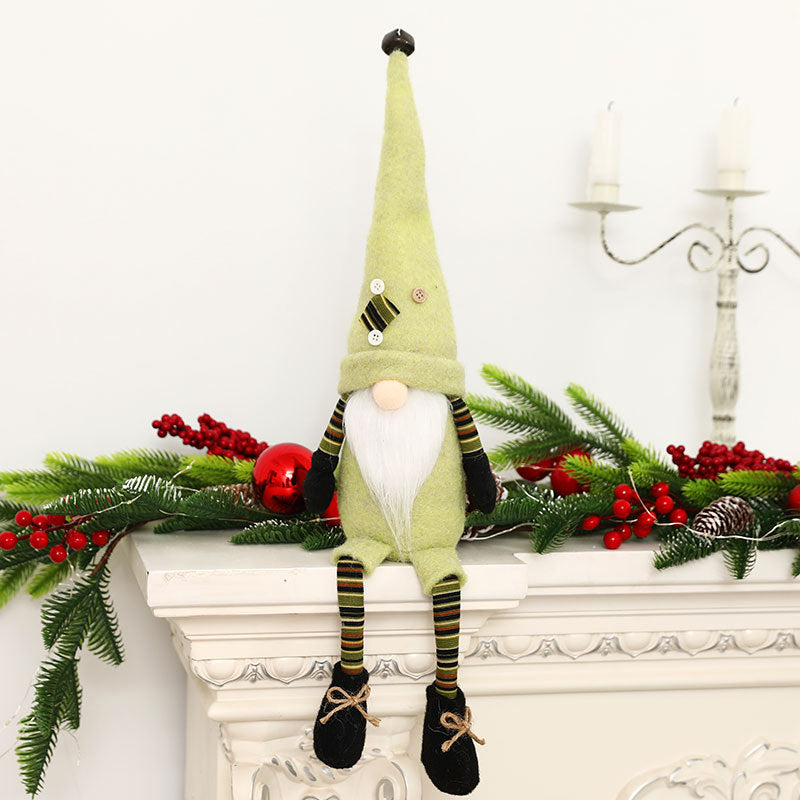 Long Legged Plush Christmas Gnome