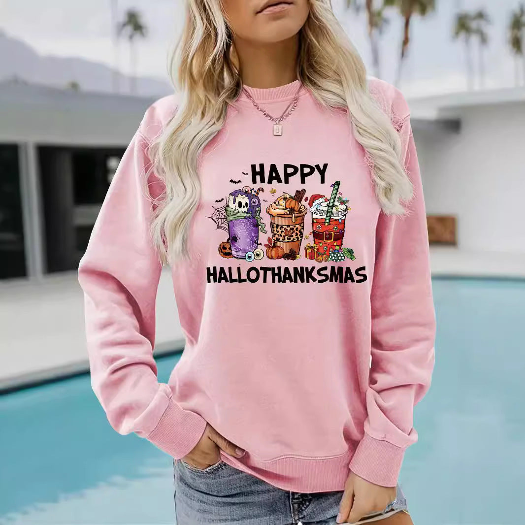 Happy Hallothanksmas Seasonal Graphic Sweatshirt from Mish Mash Market