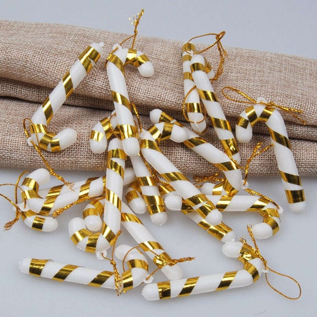 24 PC Christmas Tree Hanging Candy Cane Ornaments
