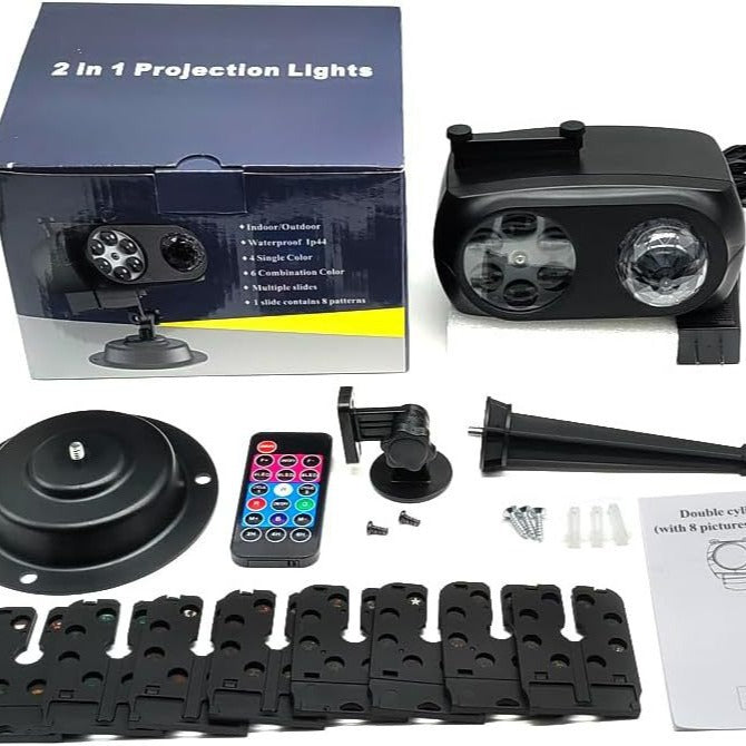 LED Holiday Outdoor Waterproof Projection Lawn Lights from Mish Mash Market