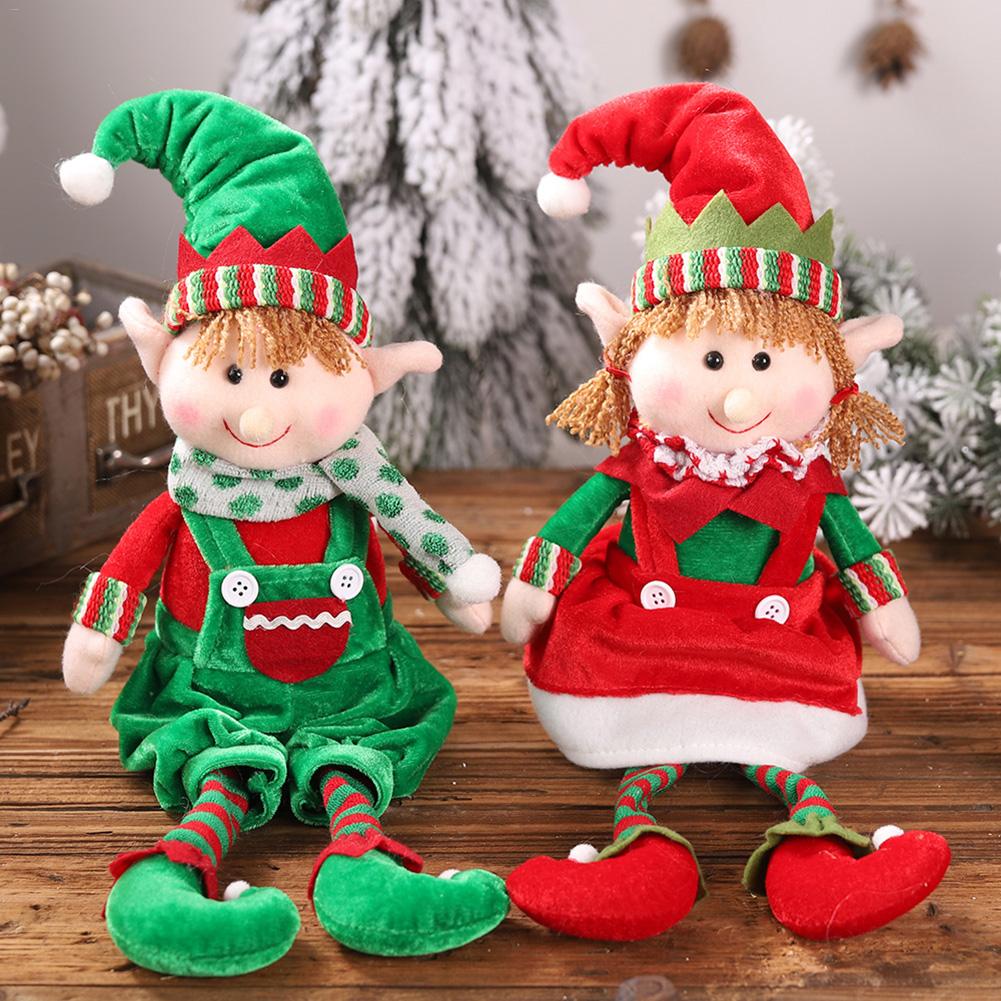 Christmas Hanging Leg Elf Doll from Mish Mash Market