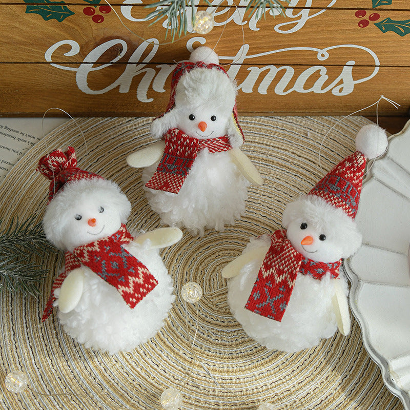 Plush Snowman Christmas Tree Ornament from Mish Mash Market