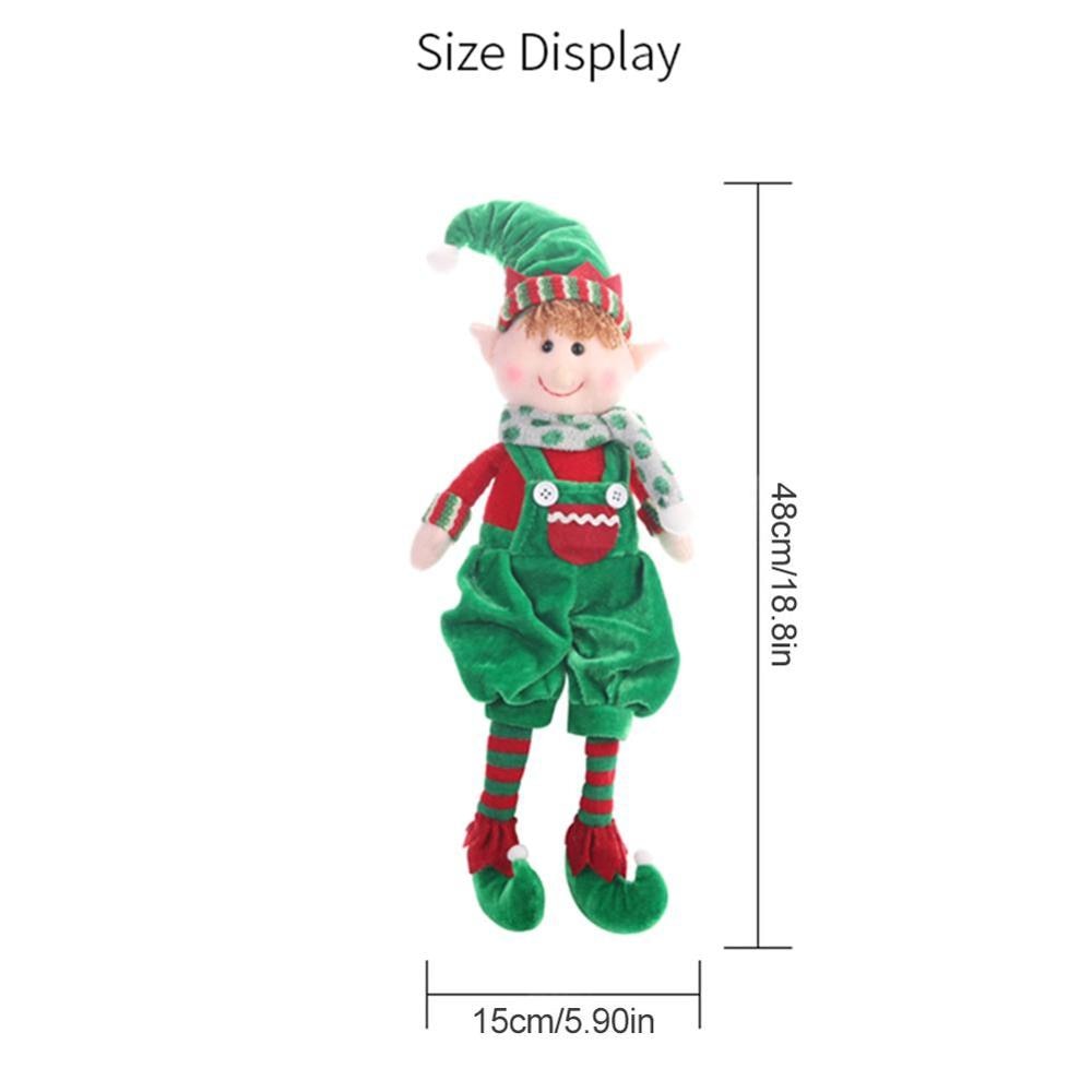 Christmas Hanging Leg Elf Doll from Mish Mash Market