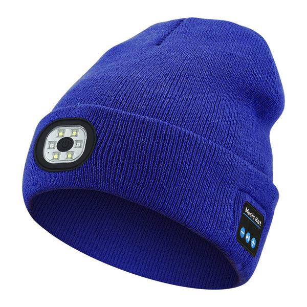 Warm LED Beanie with Bluetooth 5.4 Stereo & Hands-Free Calling from Mish Mash Market