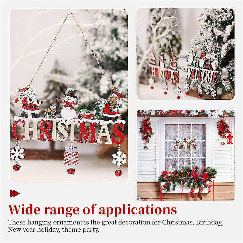 Handcrafted Wooden Folding Christmas Tree Wall Hanging Ornament from Mish Mash Market