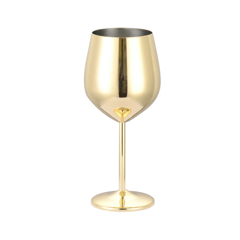 Unbreakable 17oz Stainless Steel Wine Glass – Premium Shatterproof Metal Goblet