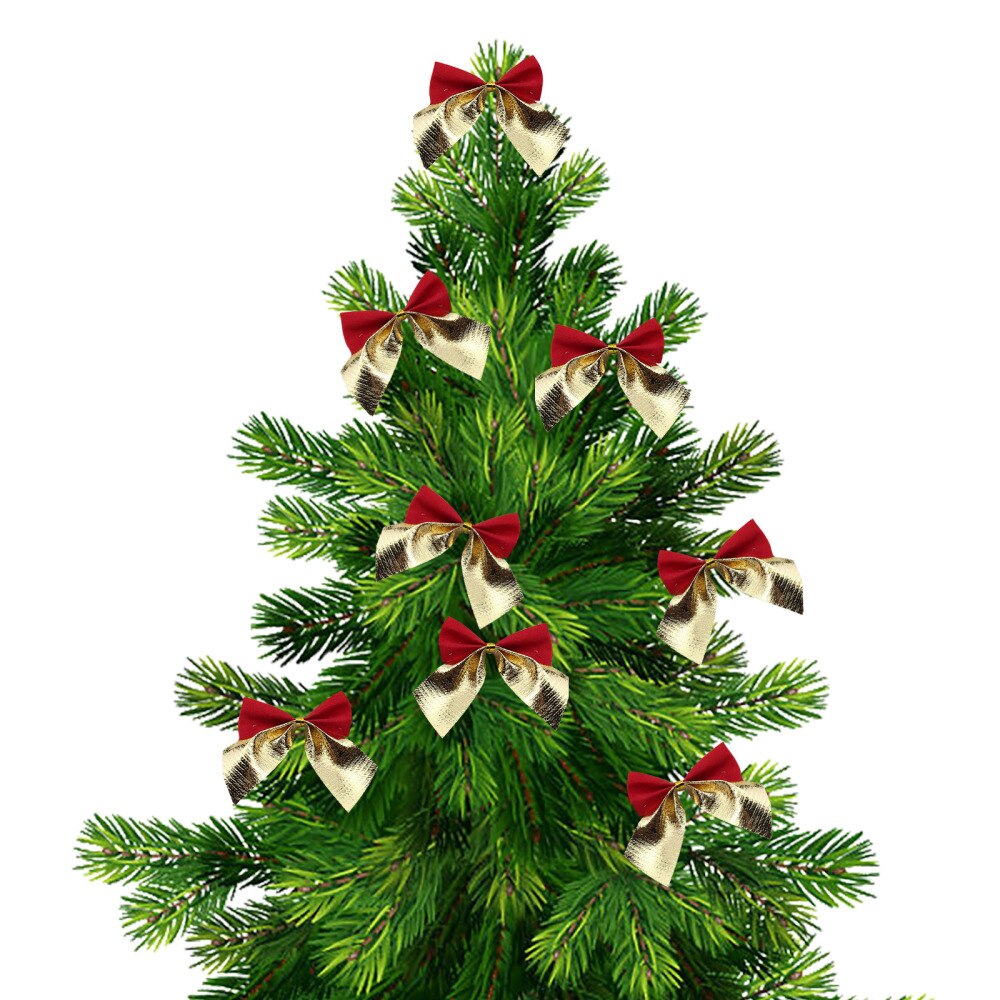 100-Piece Christmas Tree Ribbon Bows