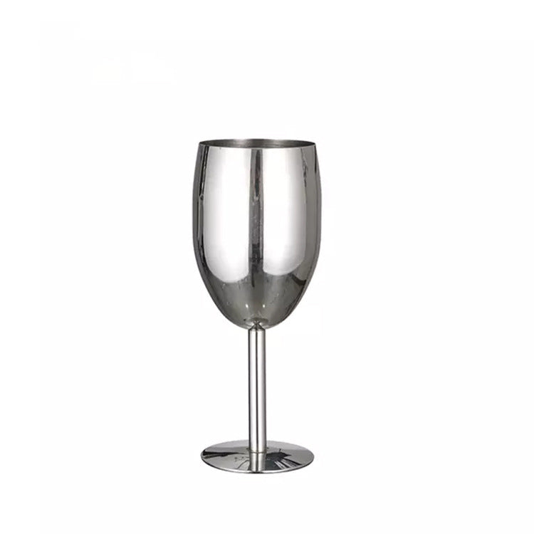 500ml Stainless Steel Wine Glass – Drop-Resistant Metal Goblet for Outdoor & Home Bar