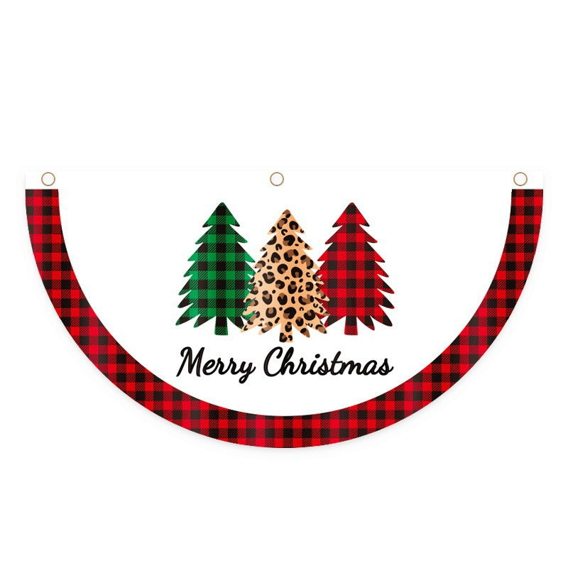 Christmas Decorative Pleated Bunting Flag