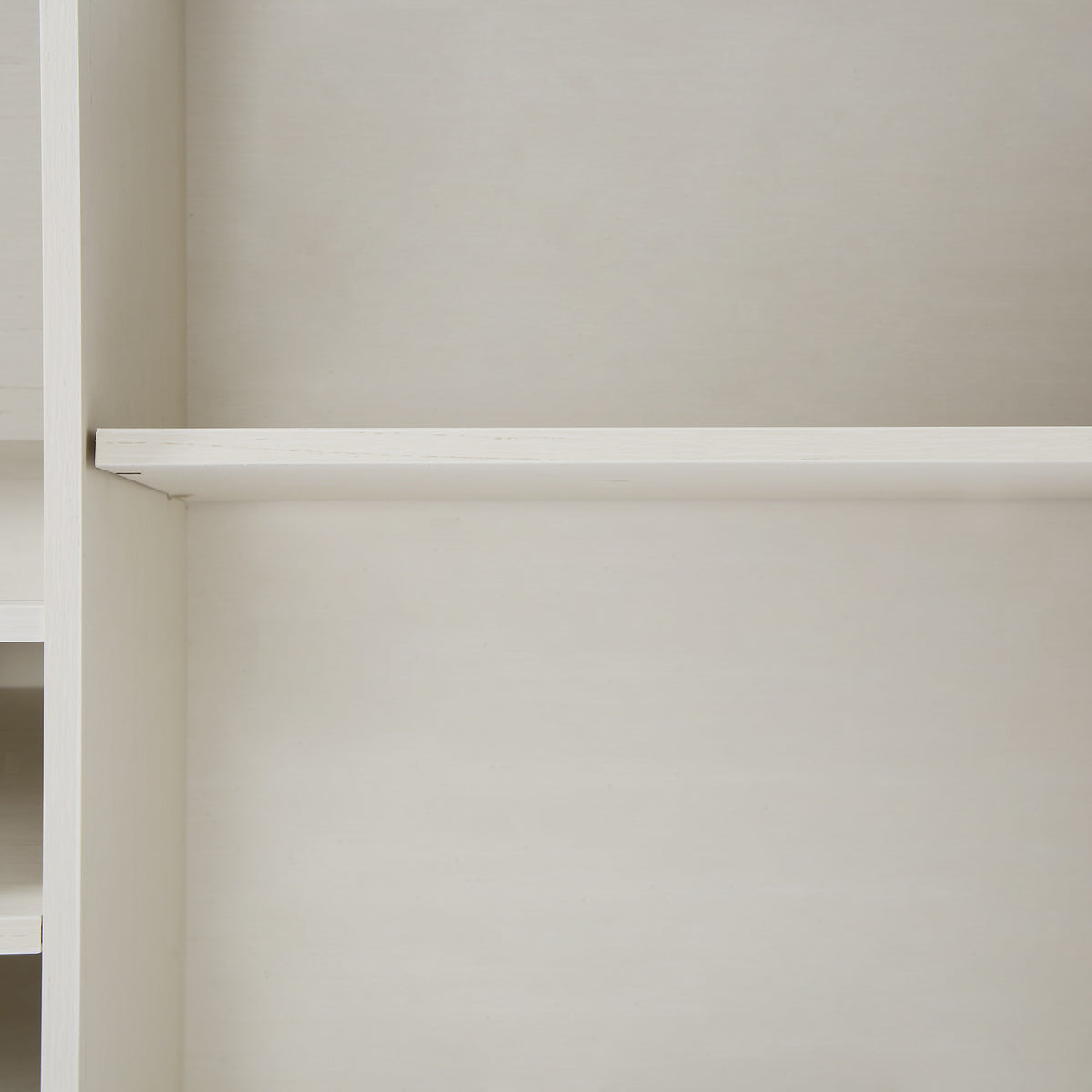 White Faux Rattan Barn Door Wine Cabinet from Mish Mash Market