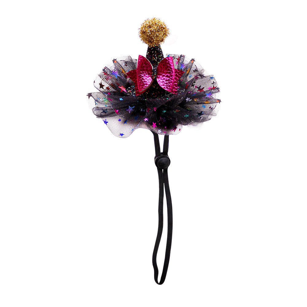 Mini Halloween Witch Hats & Hair Accessories for Cats and Small Dogs from Mish Mash Market