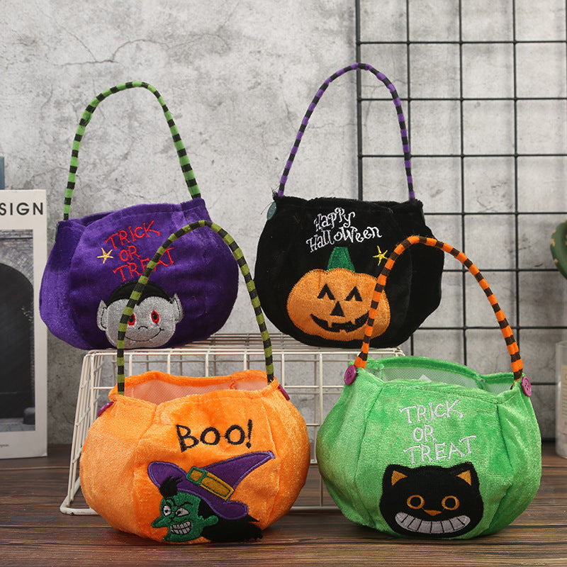 Halloween Plush Trick-or-Treat Candy Tote Bag from Mish Mash Market