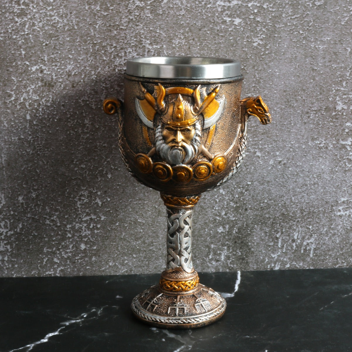 Norse Viking Goddess Valkyrie Wine Goblet from Mish Mash Market